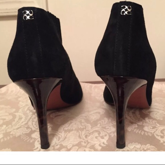 Coach Shoes - Vintage Coach Ankle Booties Suede Size 11